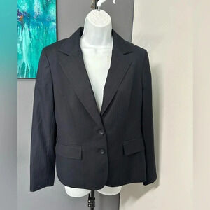 Jones‎ New York Suits Women's Size 10 Black Pinstripe Blazer Career Office
